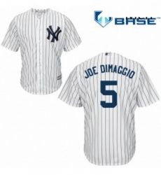 Mens Majestic New York Yankees 5 Joe DiMaggio Replica White Home MLB Jersey Mens Majestic New York Yankees 5 Joe DiMaggio Replica White Home MLB Jersey