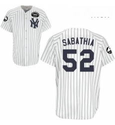 Mens Majestic New York Yankees 52 CC Sabathia Authentic White GMS The Boss MLB Jersey Mens Majestic New York Yankees 52 CC Sabathia Authentic White GMS The Boss MLB Jersey
