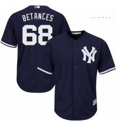 Mens Majestic New York Yankees 68 Dellin Betances Replica Navy Blue Alternate MLB Jersey Mens Majestic New York Yankees 68 Dellin Betances Replica Navy Blue Alternate MLB Jersey