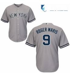 Mens Majestic New York Yankees 9 Roger Maris Replica Grey Road MLB Jersey Mens Majestic New York Yankees 9 Roger Maris Replica Grey Road MLB Jersey