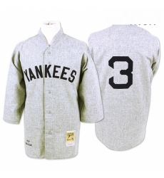 Mens Mitchell and Ness 1929 New York Yankees 3 Babe Ruth Authentic Grey Throwback MLB Jersey Mens Mitchell and Ness 1929 New York Yankees 3 Babe Ruth Authentic Grey Throwback MLB Jersey