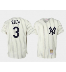 Mens Mitchell and Ness 1932 New York Yankees 3 Babe Ruth Replica White Throwback MLB Jersey I Mens Mitchell and Ness 1932 New York Yankees 3 Babe Ruth Replica White Throwback MLB Jersey I