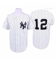 Mens Mitchell and Ness New York Yankees 12 Wade Boggs Replica White 1996 Throwback MLB Jersey Mens Mitchell and Ness New York Yankees 12 Wade Boggs Replica White 1996 Throwback MLB Jersey