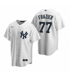Mens Nike New York Yankees 77 Clint Frazier White Home Stitched Baseball Jersey Mens Nike New York Yankees 77 Clint Frazier White Home Stitched Baseball Jersey