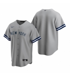 Mens Nike New York Yankees Blank Gray Road Stitched Baseball Jersey Mens Nike New York Yankees Blank Gray Road Stitched Baseball Jersey
