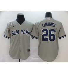 Yankees 26 DJ LeMahieu Gray 2020 Nike Cool Base Jersey Yankees 26 DJ LeMahieu Gray 2020 Nike Cool Base Jersey