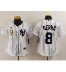 Women New York Yankees 8 Barra Grey White Team Cool Base Stitched Jersey 2 Women New York Yankees 8 Barra Grey White Team Cool Base Stitched Jersey 2