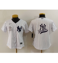 Women New York Yankees White Team Big Logo Cool Base Stitched Jersey 13 Women New York Yankees White Team Big Logo Cool Base Stitched Jersey 13