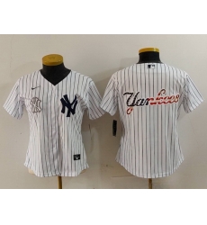 Women New York Yankees White Team Big Logo Cool Base Stitched Jersey 16 Women New York Yankees White Team Big Logo Cool Base Stitched Jersey 16