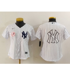 Women New York Yankees White Team Big Logo Cool Base Stitched Jersey 1 Women New York Yankees White Team Big Logo Cool Base Stitched Jersey 1