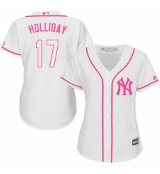 Womens Majestic New York Yankees 17 Matt Holliday Replica White Fashion Cool Base MLB Jersey Womens Majestic New York Yankees 17 Matt Holliday Replica White Fashion Cool Base MLB Jersey