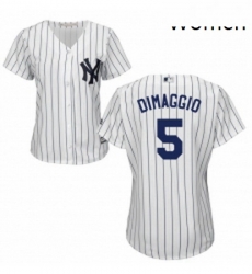 Womens Majestic New York Yankees 5 Joe DiMaggio Authentic White Home MLB Jersey Womens Majestic New York Yankees 5 Joe DiMaggio Authentic White Home MLB Jersey