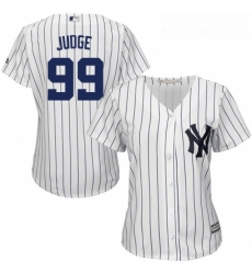 Womens Majestic New York Yankees 99 Aaron Judge Replica White Home MLB Jersey Womens Majestic New York Yankees 99 Aaron Judge Replica White Home MLB Jersey