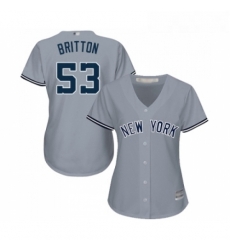 Womens New York Yankees 53 Zach Britton Authentic Grey Road Baseball Jersey Womens New York Yankees 53 Zach Britton Authentic Grey Road Baseball Jersey