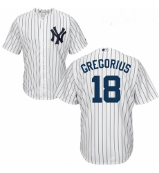 Youth Majestic New York Yankees 18 Didi Gregorius Replica White Home MLB Jersey Youth Majestic New York Yankees 18 Didi Gregorius Replica White Home MLB Jersey