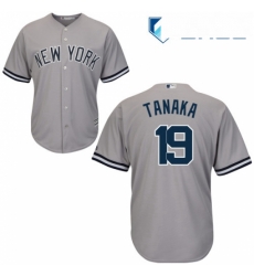 Youth Majestic New York Yankees 19 Masahiro Tanaka Authentic Grey Road MLB Jersey Youth Majestic New York Yankees 19 Masahiro Tanaka Authentic Grey Road MLB Jersey