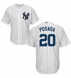 Youth Majestic New York Yankees 20 Jorge Posada Authentic White Home MLB Jersey Youth Majestic New York Yankees 20 Jorge Posada Authentic White Home MLB Jersey