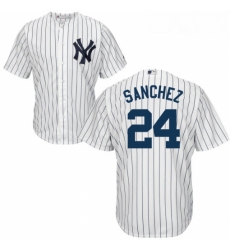 Youth Majestic New York Yankees 24 Gary Sanchez Authentic White Home MLB Jersey Youth Majestic New York Yankees 24 Gary Sanchez Authentic White Home MLB Jersey