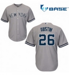 Youth Majestic New York Yankees 26 Tyler Austin Authentic Grey Road MLB Jersey Youth Majestic New York Yankees 26 Tyler Austin Authentic Grey Road MLB Jersey