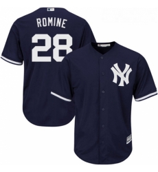 Youth Majestic New York Yankees 28 Austin Romine Replica Navy Blue Alternate MLB Jersey Youth Majestic New York Yankees 28 Austin Romine Replica Navy Blue Alternate MLB Jersey
