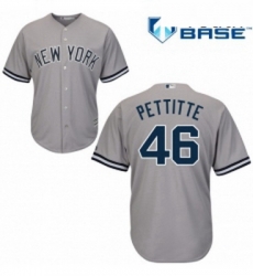 Youth Majestic New York Yankees 46 Andy Pettitte Authentic Grey Road MLB Jersey Youth Majestic New York Yankees 46 Andy Pettitte Authentic Grey Road MLB Jersey