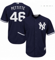 Youth Majestic New York Yankees 46 Andy Pettitte Authentic Navy Blue Alternate MLB Jersey Youth Majestic New York Yankees 46 Andy Pettitte Authentic Navy Blue Alternate MLB Jersey
