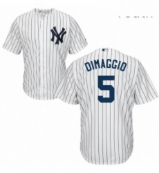 Youth Majestic New York Yankees 5 Joe DiMaggio Replica White Home MLB Jersey Youth Majestic New York Yankees 5 Joe DiMaggio Replica White Home MLB Jersey