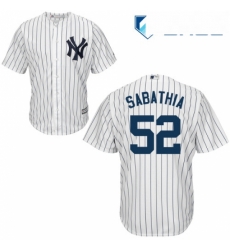 Youth Majestic New York Yankees 52 CC Sabathia Authentic White Home MLB Jersey Youth Majestic New York Yankees 52 CC Sabathia Authentic White Home MLB Jersey