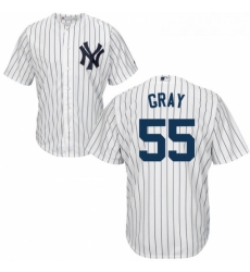 Youth Majestic New York Yankees 55 Sonny Gray Authentic White Home MLB Jersey Youth Majestic New York Yankees 55 Sonny Gray Authentic White Home MLB Jersey
