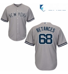 Youth Majestic New York Yankees 68 Dellin Betances Replica Grey Road MLB Jersey Youth Majestic New York Yankees 68 Dellin Betances Replica Grey Road MLB Jersey