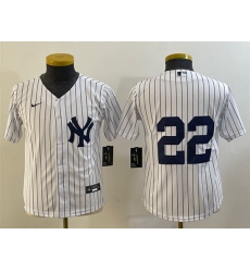 Youth New York Yankees 22 Harrison Bader White Cool Base Stitched Baseball Jersey Youth New York Yankees 22 Harrison Bader White Cool Base Stitched Baseball Jersey