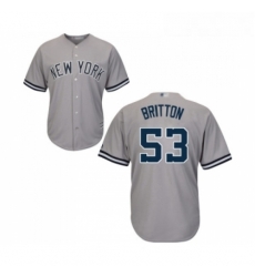 Youth New York Yankees 53 Zach Britton Authentic Grey Road Baseball Jersey Youth New York Yankees 53 Zach Britton Authentic Grey Road Baseball Jersey