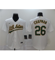 Athletics 26 Matt Chapman White 2020 Nike Cool Base Jersey Athletics 26 Matt Chapman White 2020 Nike Cool Base Jersey
