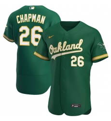 Men Oakland Athletics 26 Matt Chapman Men Nike Kelly Green Alternate 2020 Flex Base Player MLB Jersey Men Oakland Athletics 26 Matt Chapman Men Nike Kelly Green Alternate 2020 Flex Base Player MLB Jersey