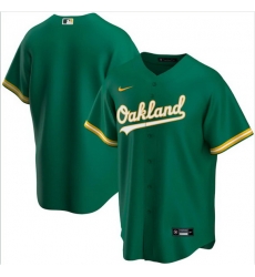 Men Oakland Athletics Nike Green Blank Jersey II Men Oakland Athletics Nike Green Blank Jersey II