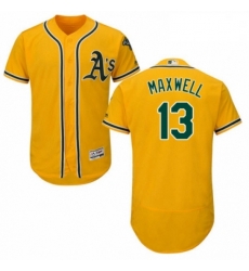 Mens Majestic Oakland Athletics 13 Bruce Maxwell Gold Alternate Flex Base Authentic Collection MLB Jersey Mens Majestic Oakland Athletics 13 Bruce Maxwell Gold Alternate Flex Base Authentic Collection MLB Jersey
