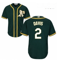 Mens Majestic Oakland Athletics 2 Khris Davis Replica Green Alternate 1 Cool Base MLB Jersey Mens Majestic Oakland Athletics 2 Khris Davis Replica Green Alternate 1 Cool Base MLB Jersey