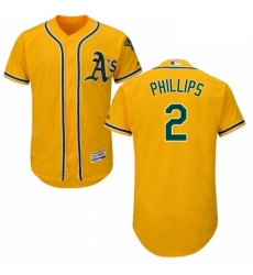 Mens Majestic Oakland Athletics 2 Tony Phillips Gold Alternate Flex Base Authentic Collection MLB Jersey Mens Majestic Oakland Athletics 2 Tony Phillips Gold Alternate Flex Base Authentic Collection MLB Jersey