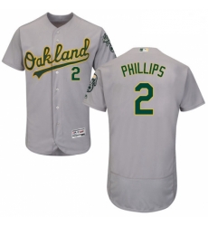 Mens Majestic Oakland Athletics 2 Tony Phillips Grey Road Flex Base Authentic Collection MLB Jersey Mens Majestic Oakland Athletics 2 Tony Phillips Grey Road Flex Base Authentic Collection MLB Jersey