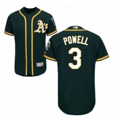 Mens Majestic Oakland Athletics 3 Boog Powell Green Alternate Flex Base Authentic Collection MLB Jersey Mens Majestic Oakland Athletics 3 Boog Powell Green Alternate Flex Base Authentic Collection MLB Jersey