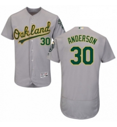 Mens Majestic Oakland Athletics 30 Brett Anderson Grey Road Flex Base Authentic Collection MLB Jersey Mens Majestic Oakland Athletics 30 Brett Anderson Grey Road Flex Base Authentic Collection MLB Jersey