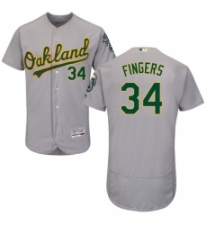 Mens Majestic Oakland Athletics 34 Rollie Fingers Grey Road Flex Base Authentic Collection MLB Jersey Mens Majestic Oakland Athletics 34 Rollie Fingers Grey Road Flex Base Authentic Collection MLB Jersey