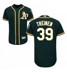 Mens Majestic Oakland Athletics 39 Blake Treinen Green Alternate Flex Base Authentic Collection MLB Jersey Mens Majestic Oakland Athletics 39 Blake Treinen Green Alternate Flex Base Authentic Collection MLB Jersey