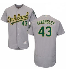 Mens Majestic Oakland Athletics 43 Dennis Eckersley Grey Road Flex Base Authentic Collection MLB Jersey Mens Majestic Oakland Athletics 43 Dennis Eckersley Grey Road Flex Base Authentic Collection MLB Jersey