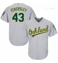 Mens Majestic Oakland Athletics 43 Dennis Eckersley Replica Grey Road Cool Base MLB Jersey Mens Majestic Oakland Athletics 43 Dennis Eckersley Replica Grey Road Cool Base MLB Jersey