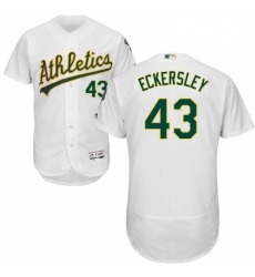 Mens Majestic Oakland Athletics 43 Dennis Eckersley White Home Flex Base Authentic Collection MLB Jersey Mens Majestic Oakland Athletics 43 Dennis Eckersley White Home Flex Base Authentic Collection MLB Jersey