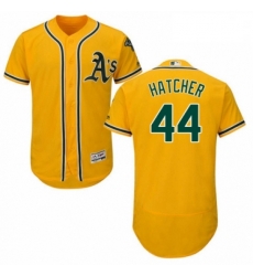 Mens Majestic Oakland Athletics 44 Chris Hatcher Gold Alternate Flex Base Authentic Collection MLB Jersey Mens Majestic Oakland Athletics 44 Chris Hatcher Gold Alternate Flex Base Authentic Collection MLB Jersey