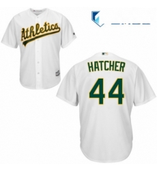 Mens Majestic Oakland Athletics 44 Chris Hatcher Replica White Home Cool Base MLB Jersey Mens Majestic Oakland Athletics 44 Chris Hatcher Replica White Home Cool Base MLB Jersey