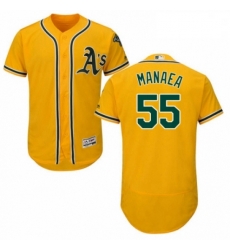 Mens Majestic Oakland Athletics 55 Sean Manaea Gold Alternate Flex Base Authentic Collection MLB Jersey Mens Majestic Oakland Athletics 55 Sean Manaea Gold Alternate Flex Base Authentic Collection MLB Jersey