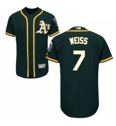 Mens Majestic Oakland Athletics 7 Walt Weiss Green Alternate Flex Base Authentic Collection MLB Jersey Mens Majestic Oakland Athletics 7 Walt Weiss Green Alternate Flex Base Authentic Collection MLB Jersey